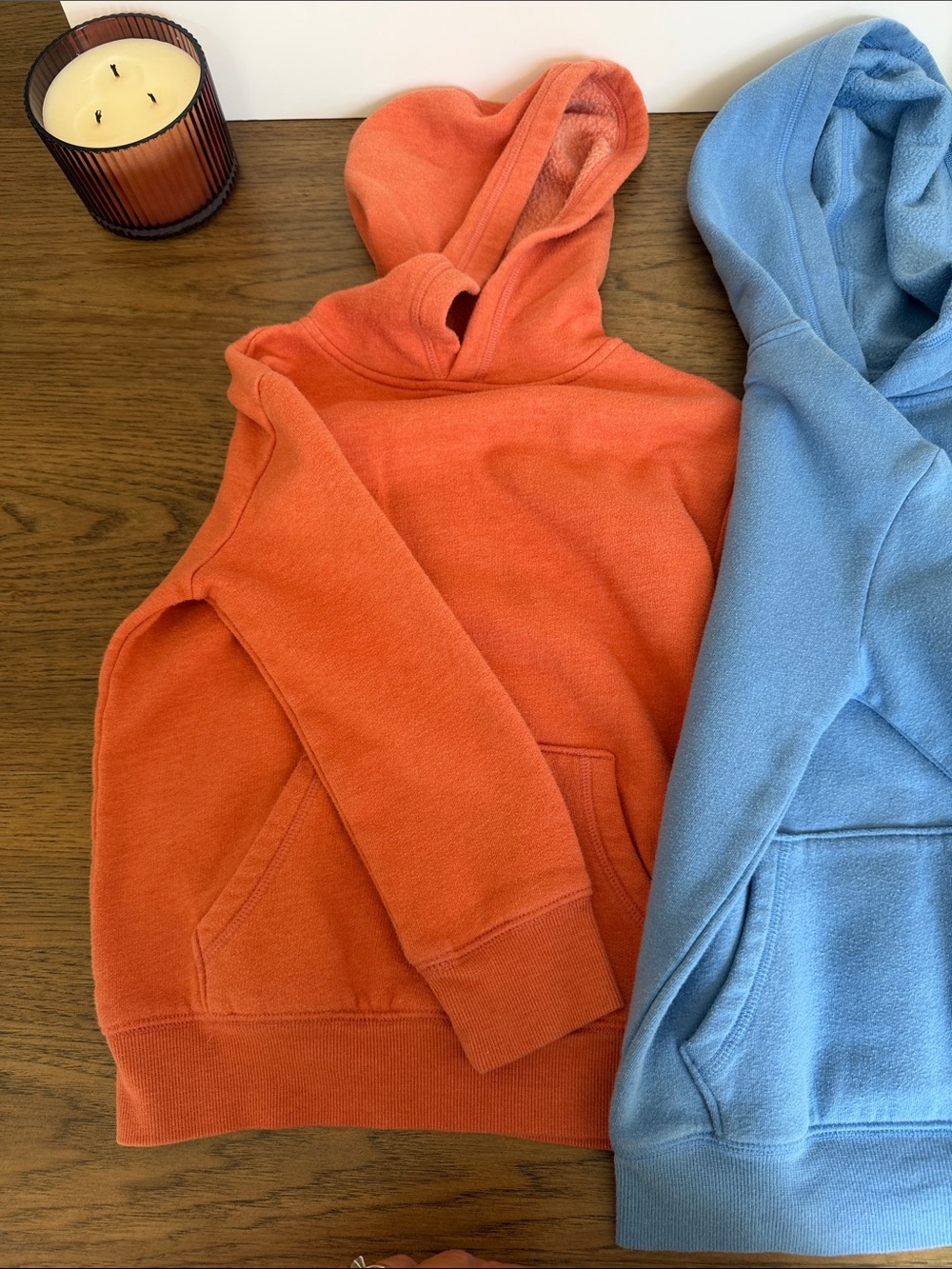 Bundle of 2 jumping beans Boys Blue and Orange Hooded Sweatshirt - Picture 5 of 5